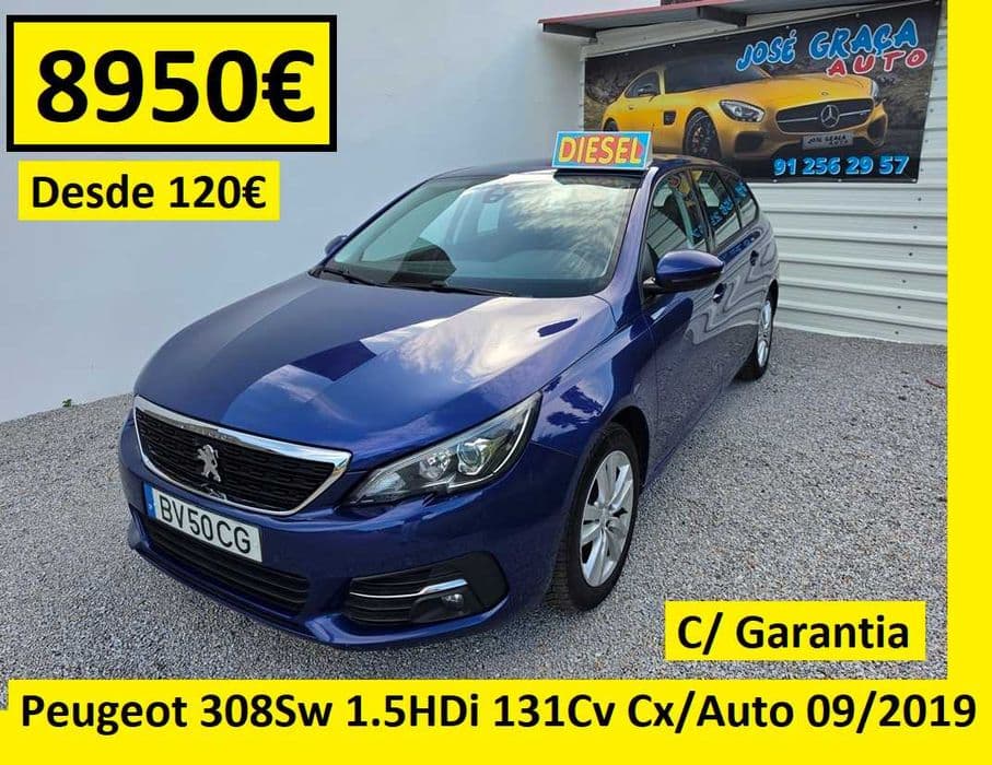 Peugeot  1.5HDi 131Cv Cx/Auto 8v 190.000Km 09/