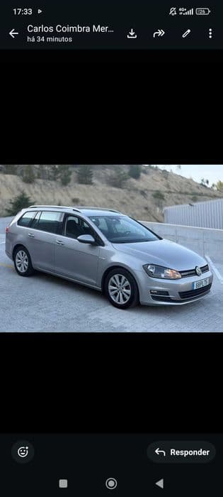 Volkswagen Golf Variant Variante . Nacional. Revisões nabMarca Braga (Maximinos, Sé E Cividade)