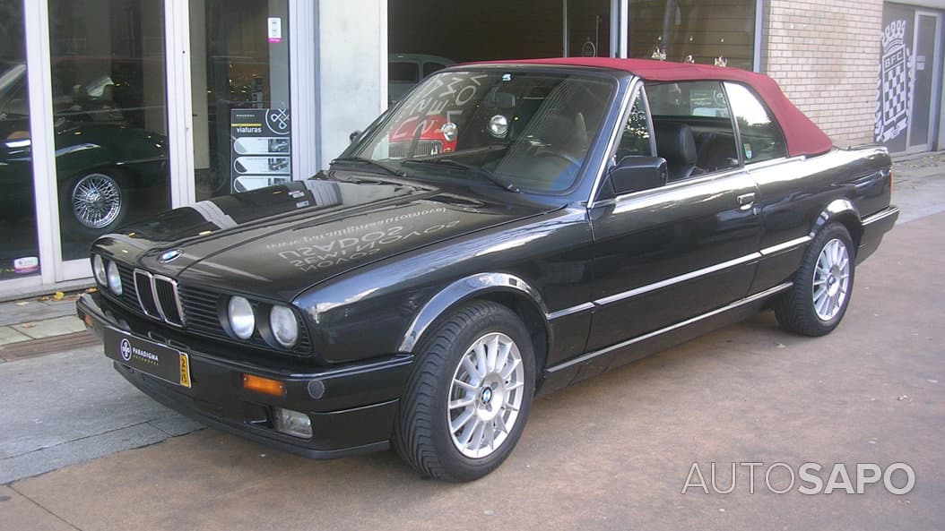 BMW - Modelo: 318 i Cabrio - Combustível: Gasolina - Ano de Registo: 1992 - Quil 318 i Cabrio - Combustível: Gasolina - Ano de Registo: 1992 - Quilómetros: 212.0