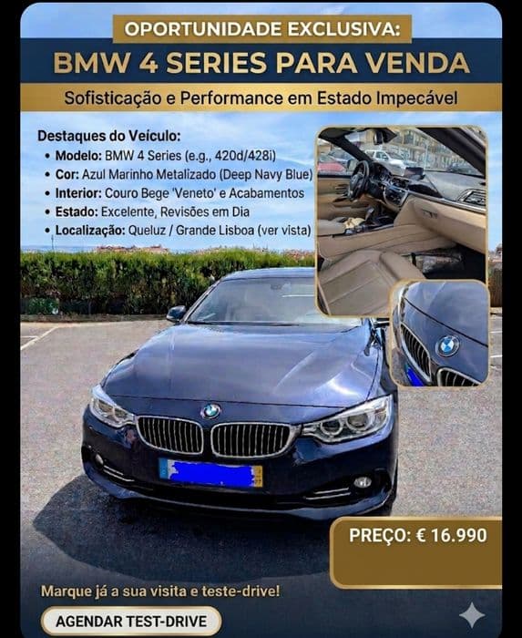 BMW 420 Gran Coupé Gran Coupé Versão Luxury Belém