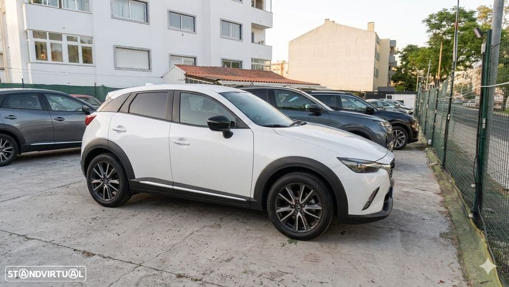 Mazda CX-3 1.5 Sky.Excellence HT Leather White Navi